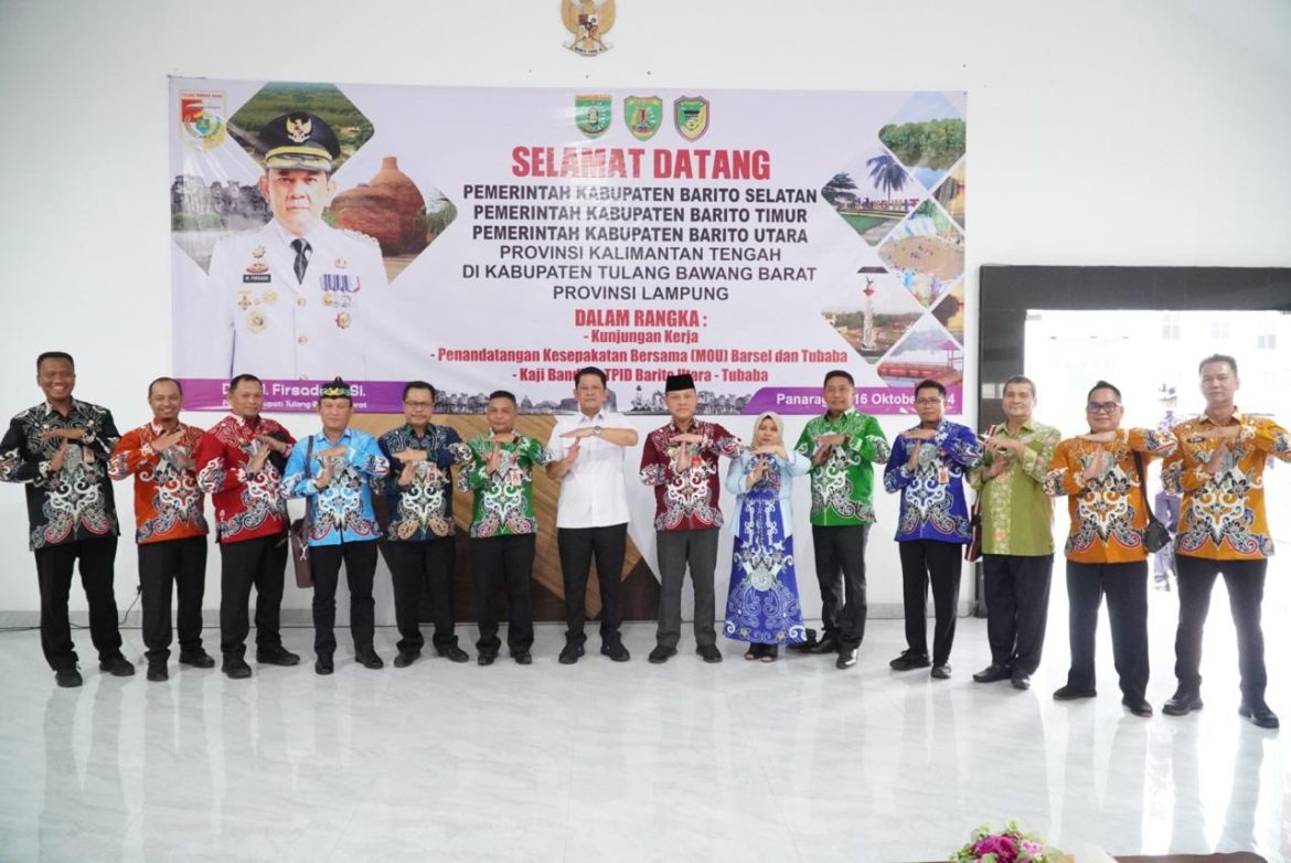 Pemkab Tubaba Tanda Tangani MoU Kerjasama Antar Daerah.