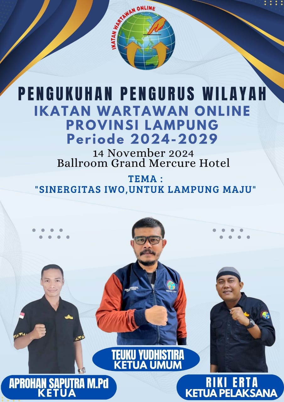 Ketum PP IWO ancam pidanakan Jika ada oknum menggunakan nama dan logo IWO