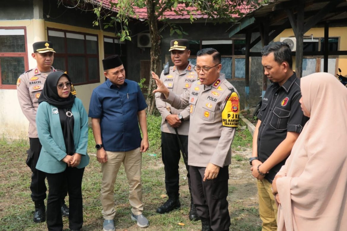 Kapolda Lampung Cek Langsung Kelengkapan Gudang Logistik Milik KPU Tulang Bawang