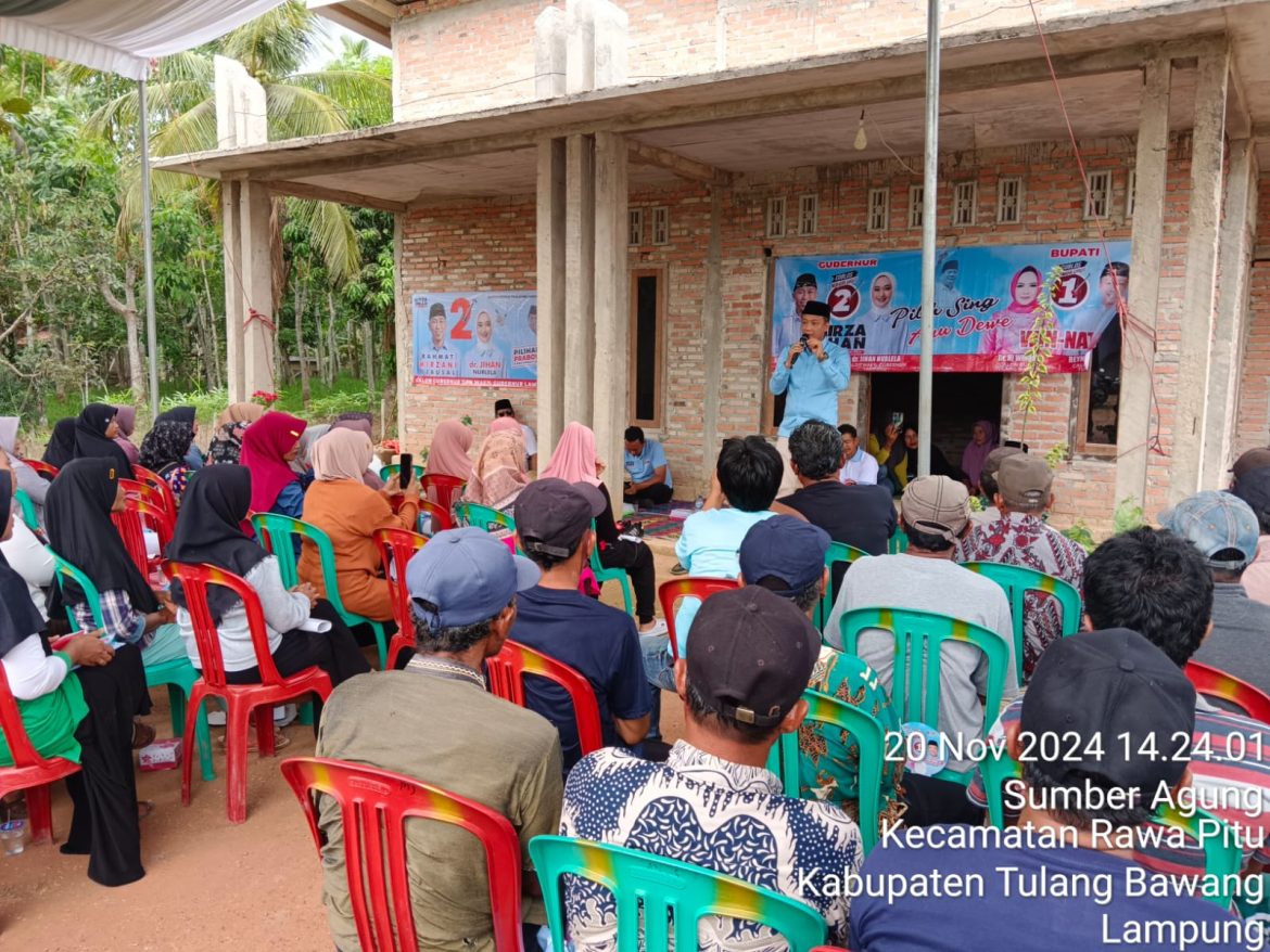 Tim Pemenangan Win-Nata di Rawa Pitu Solid Dukung Program BMW Pro Rakyat