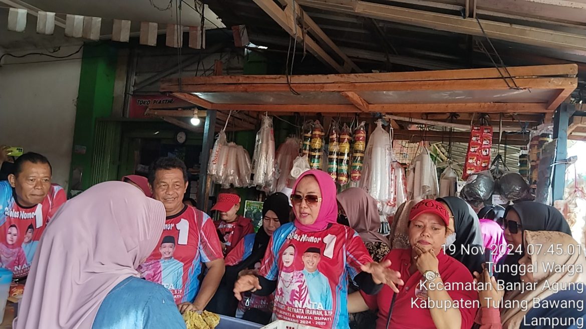 Win-Nata Grebek Pasar Unit Dua Banjar Agung Sambil Belanja