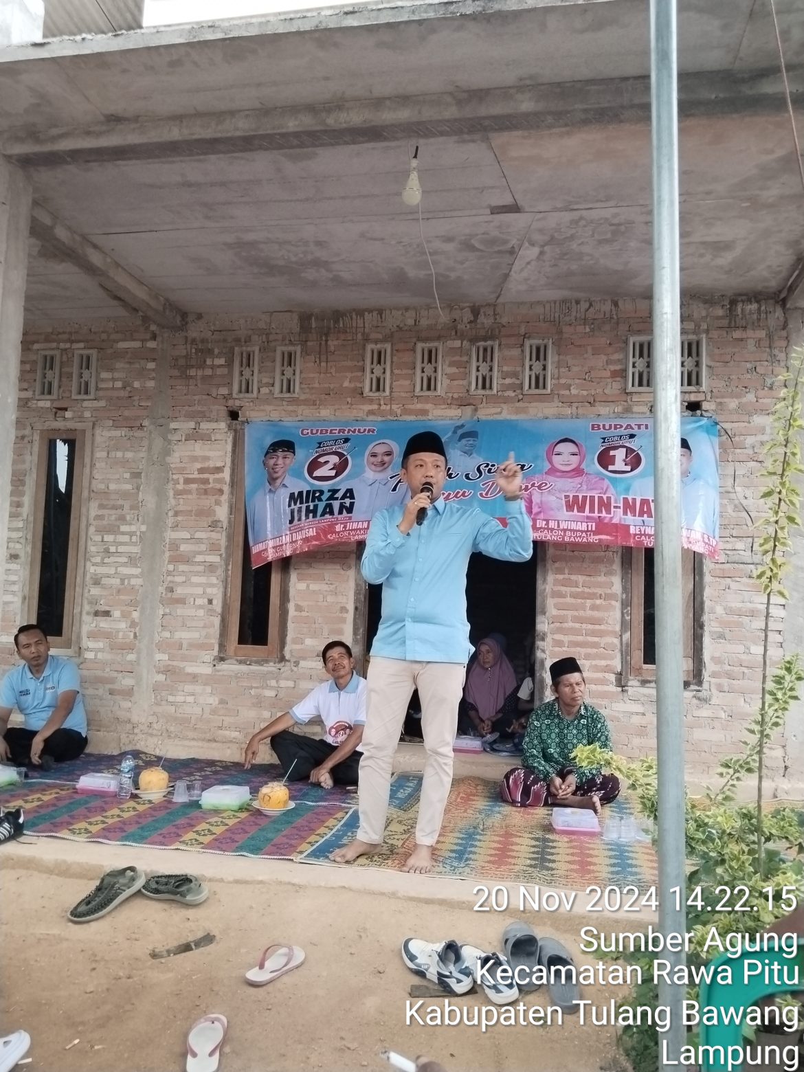 Tim Pemenangan Win-Nata di Rawa Pitu Solid Dukung Program BMW Jilid 2