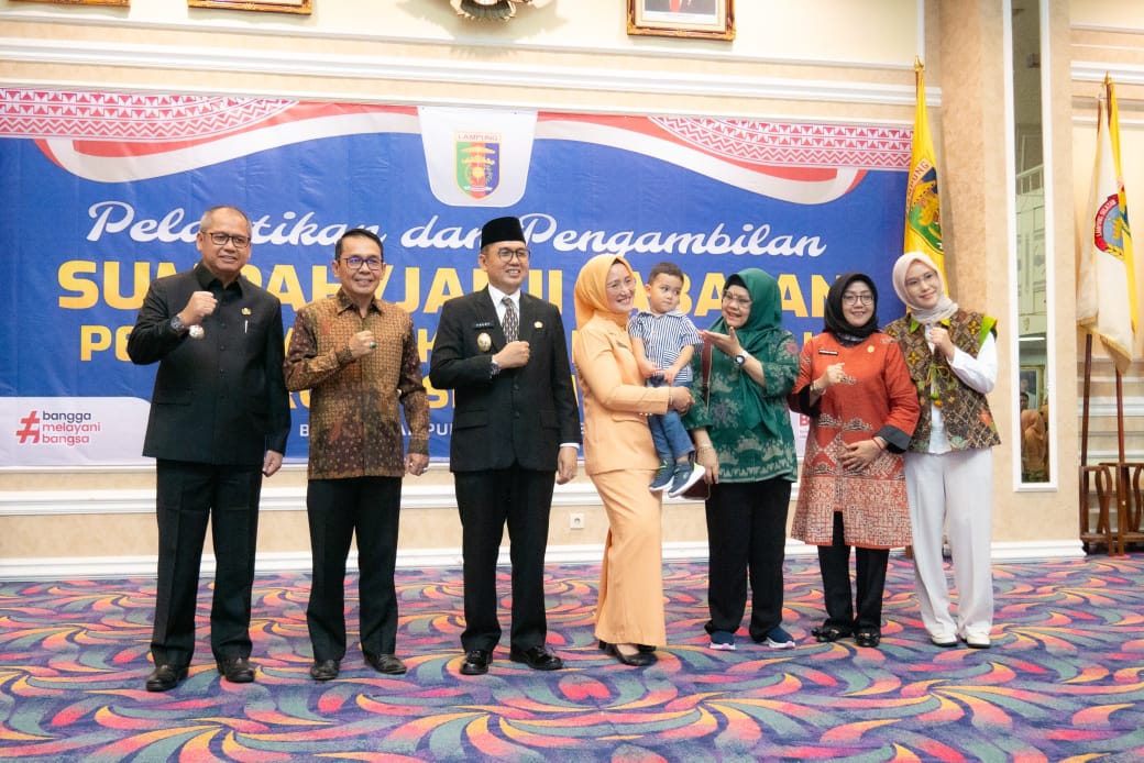 PJ Bupati Kabupaten Tulang Bawang Hadiri Pelantikan PJ Sekretaris Daerah Provinsi Lampung