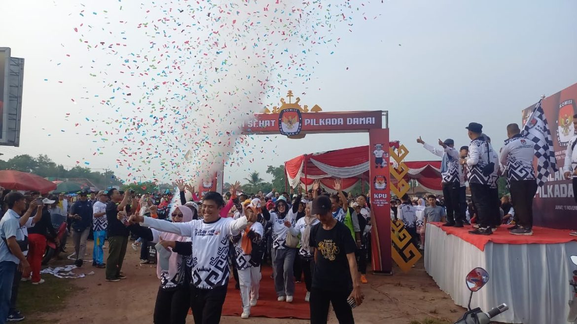 KPU TUBABA adakan jalan sehat pilkada damai