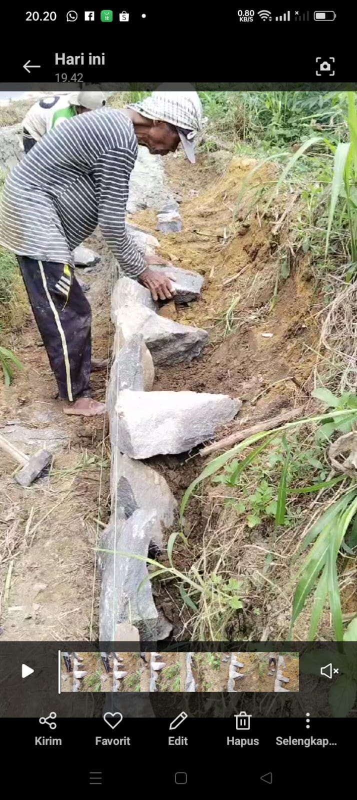 Proyek Drainase Dinas PU provinsi lampung di tubaba didesak warga Bongkar ulang