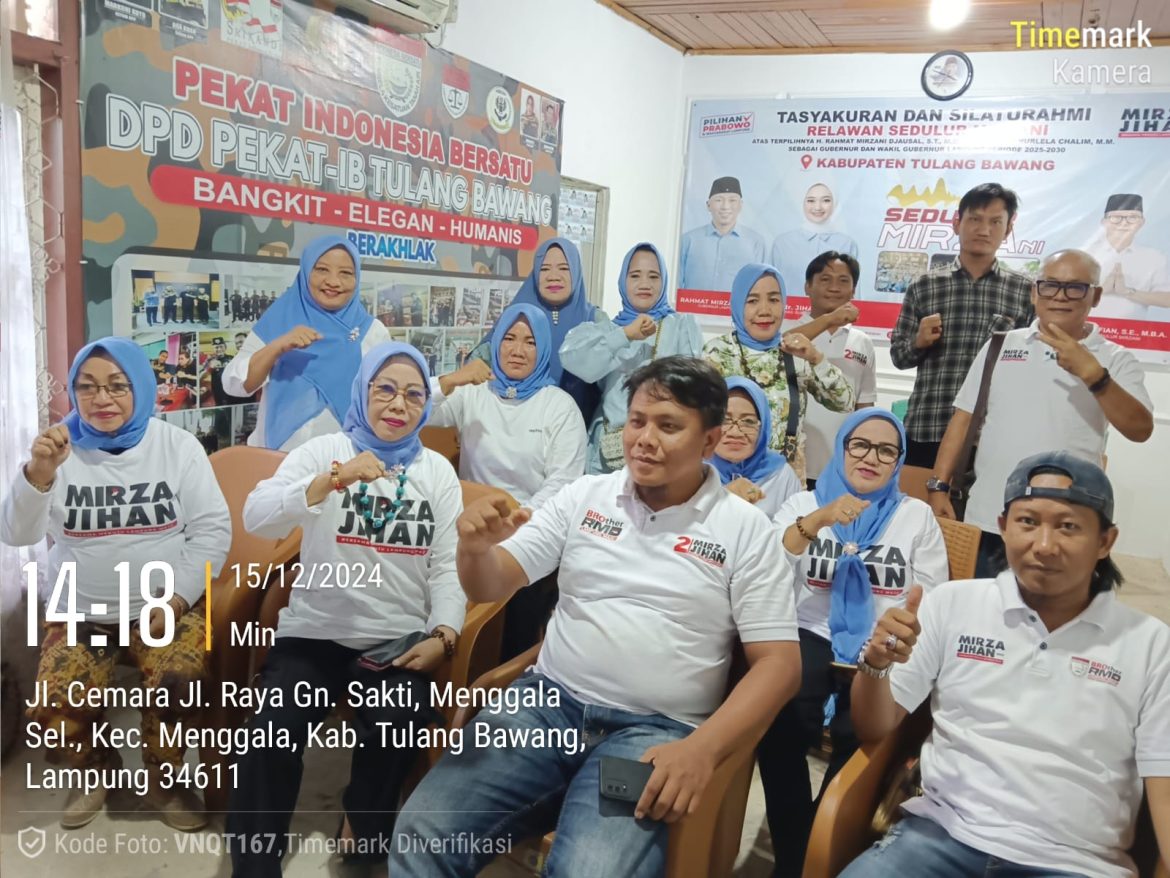 Broother RMD Tulang Bawang Ikuti Zoom Metting Tasyakuran dan Silaturahmi Bersama Relawan Sedulur Mirzani