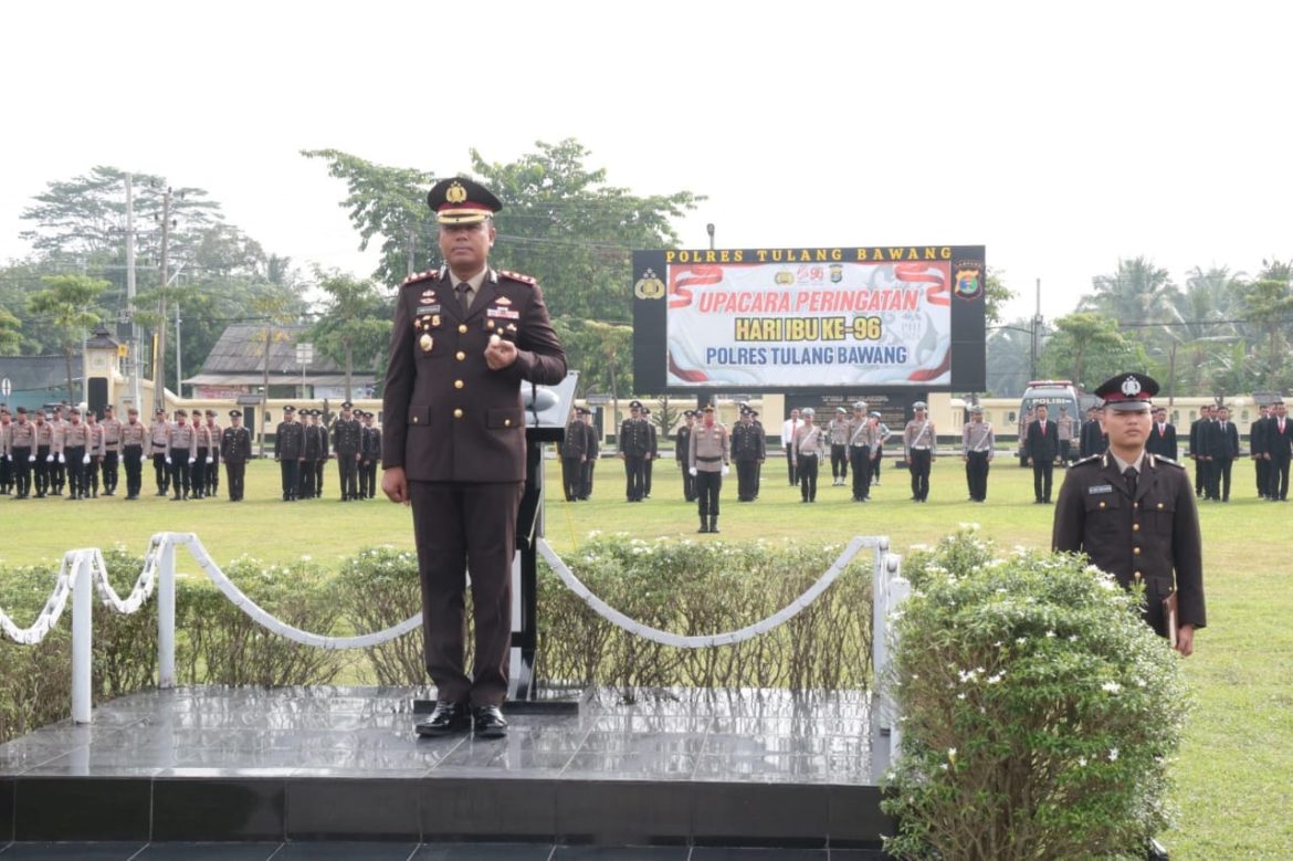 Pimpin Upacara Peringatan Hari Ibu Ke-96 Tahun 2024, AKBP James: PHI Milik Kita Semua