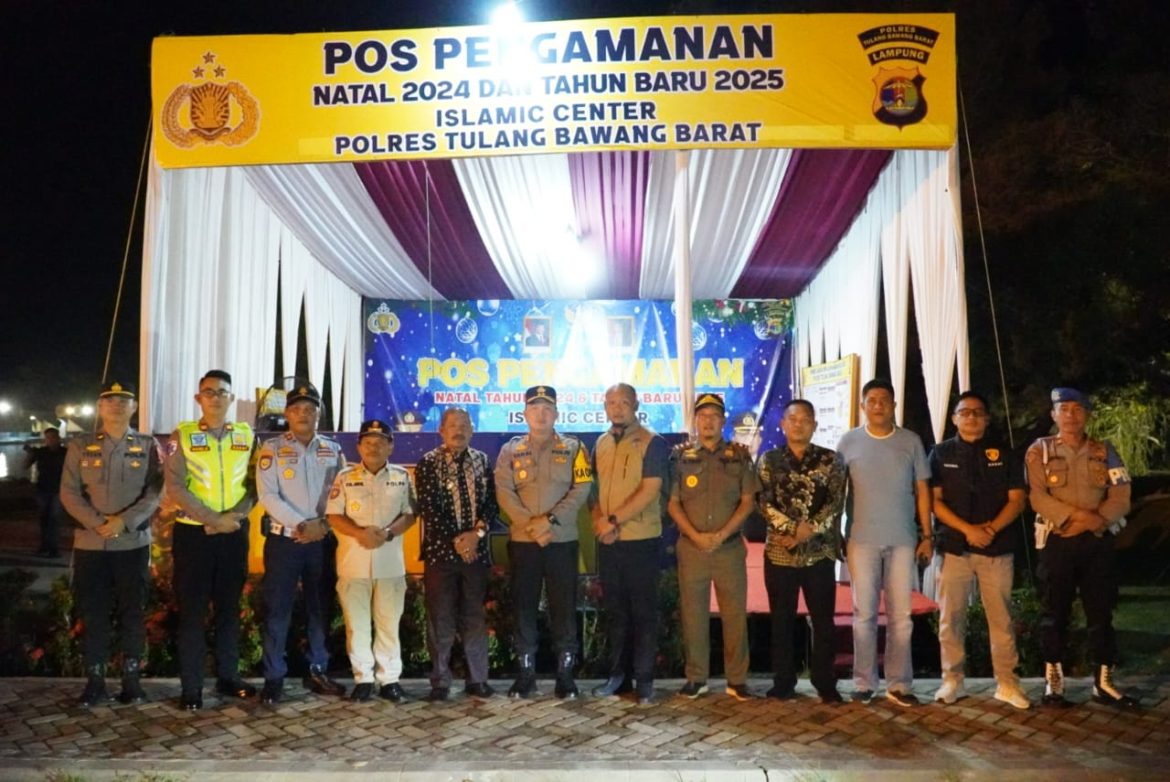 Pastikan Keamanan Malam Natal, Pemda Tubaba Tinjau Sejumlah Gereja.