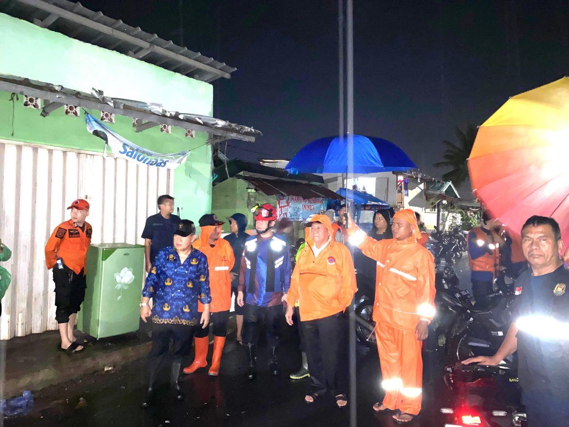 Wakil Walikota Bandar Lampung Tinjau lokasi Terjadinya Banjir