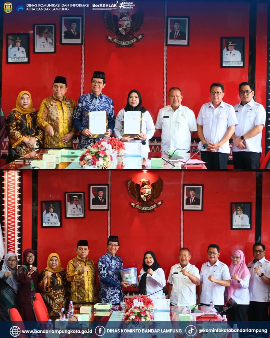 Walikota Bandar Lampung Hadir Dalam Acara Penyaluran Donasi Sembako dan Alat Sanitasi
