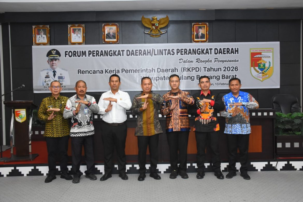 Perana Putera Buka Forum Perangkat Daerah RKPD Tubaba Tahun 2026