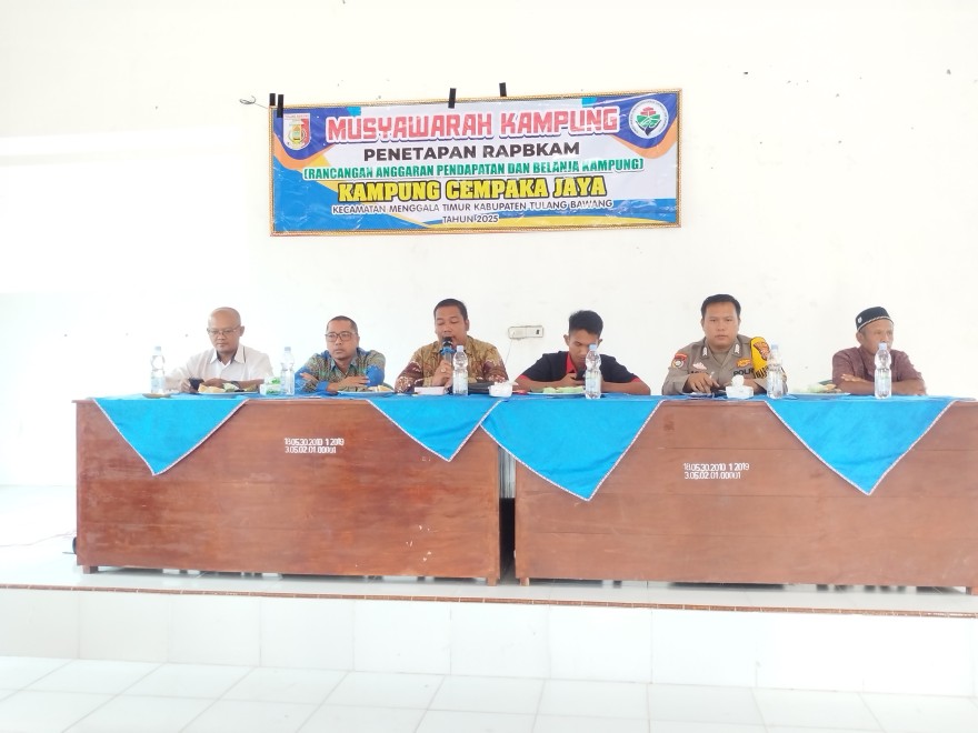 Kampung Cempaka Jaya Gelar Musyawarah RAPBKAM Tahun 2025