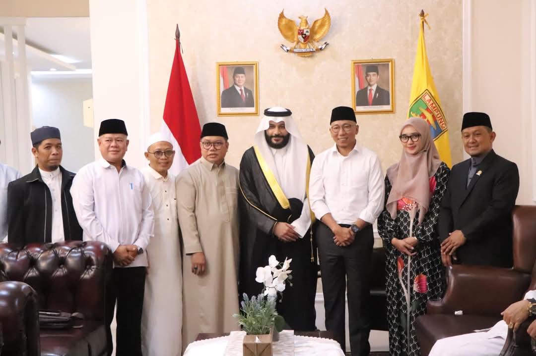 Gubernur Lampung Terima Audiensi Imam Besar Arab Saudi, Syaikh Abdurrahman Al-Ausy