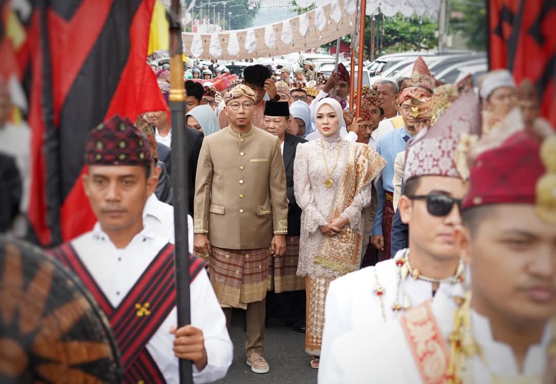 Gubernur Lampung Resmi Tempati Mahan Agung, Gelar Prosesi Adat Ngantak Gubernur Buka Belangan