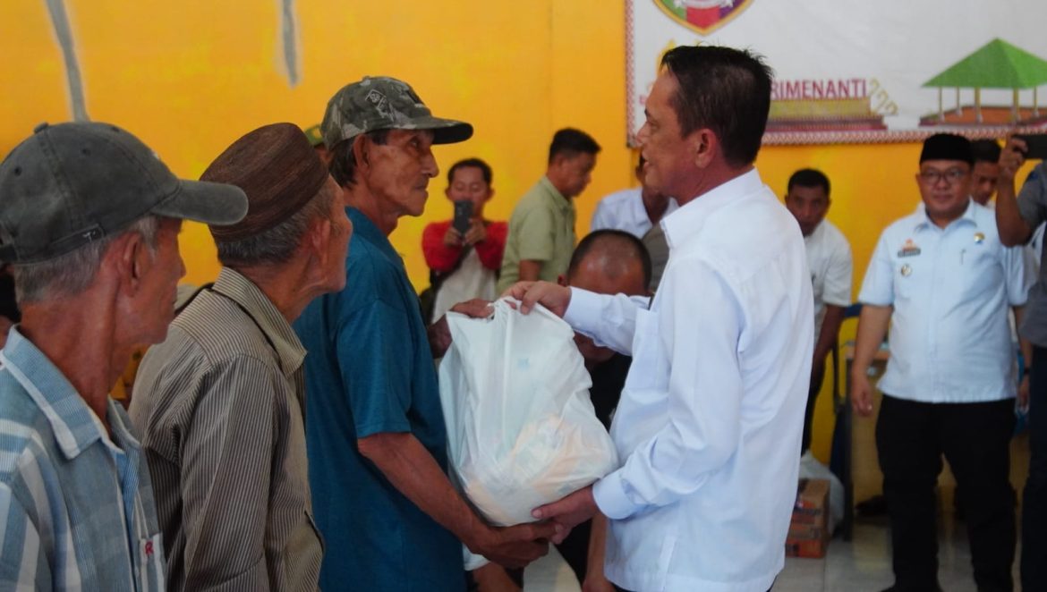 Bupati Way Kanan Tinjau Lokasi Banjir Dikampung Sri Menanti