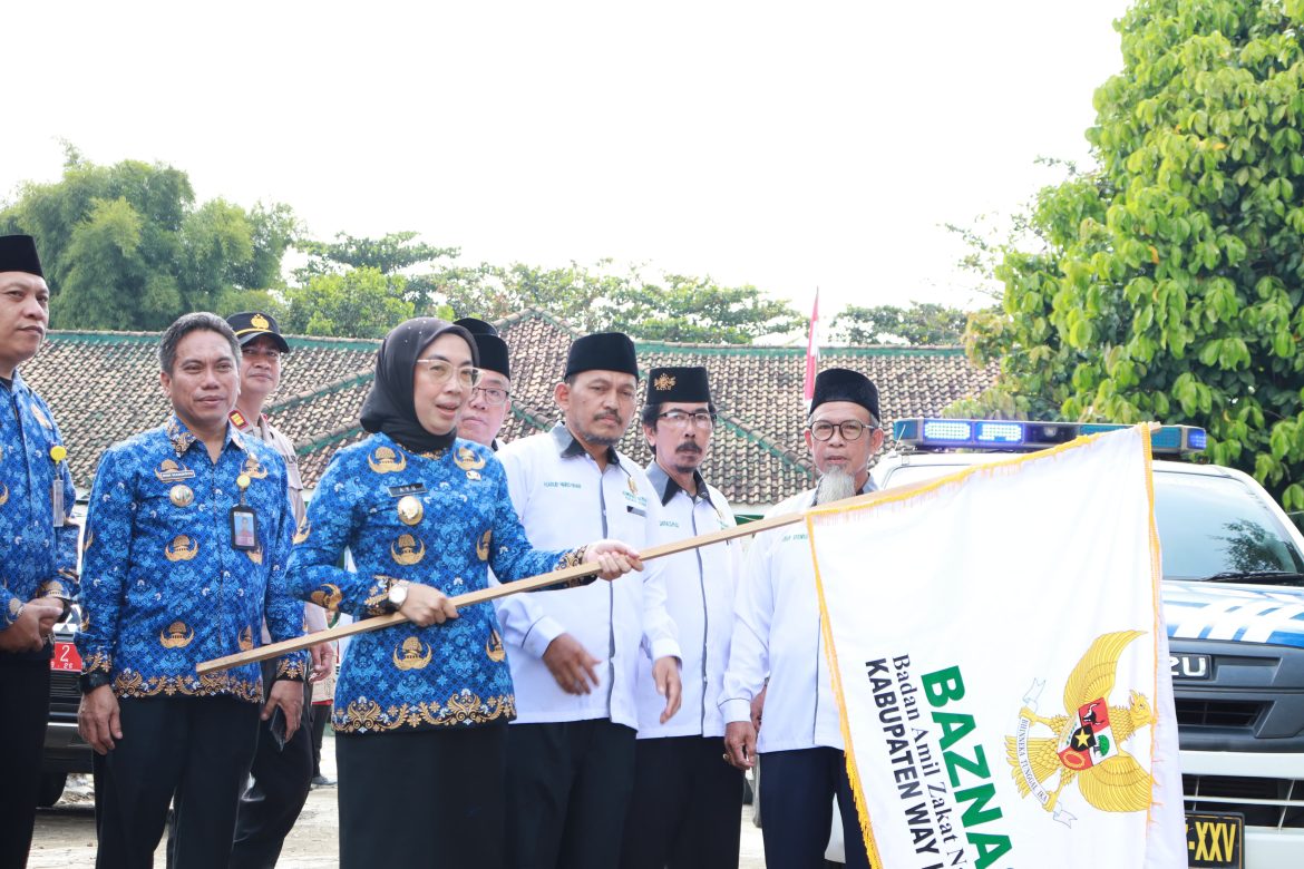 Plt Bupati Way Kanan Secara Resmi Lepas Logistik Sembako Ramadhan