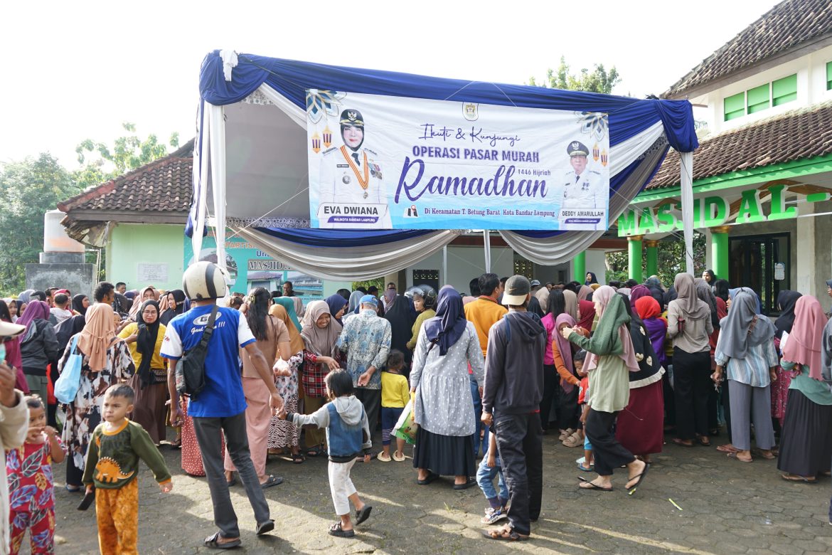 Pemkot Bandar Lampung Gelar Pasar Murah Ketiga DiKelurahan Bumi Waras