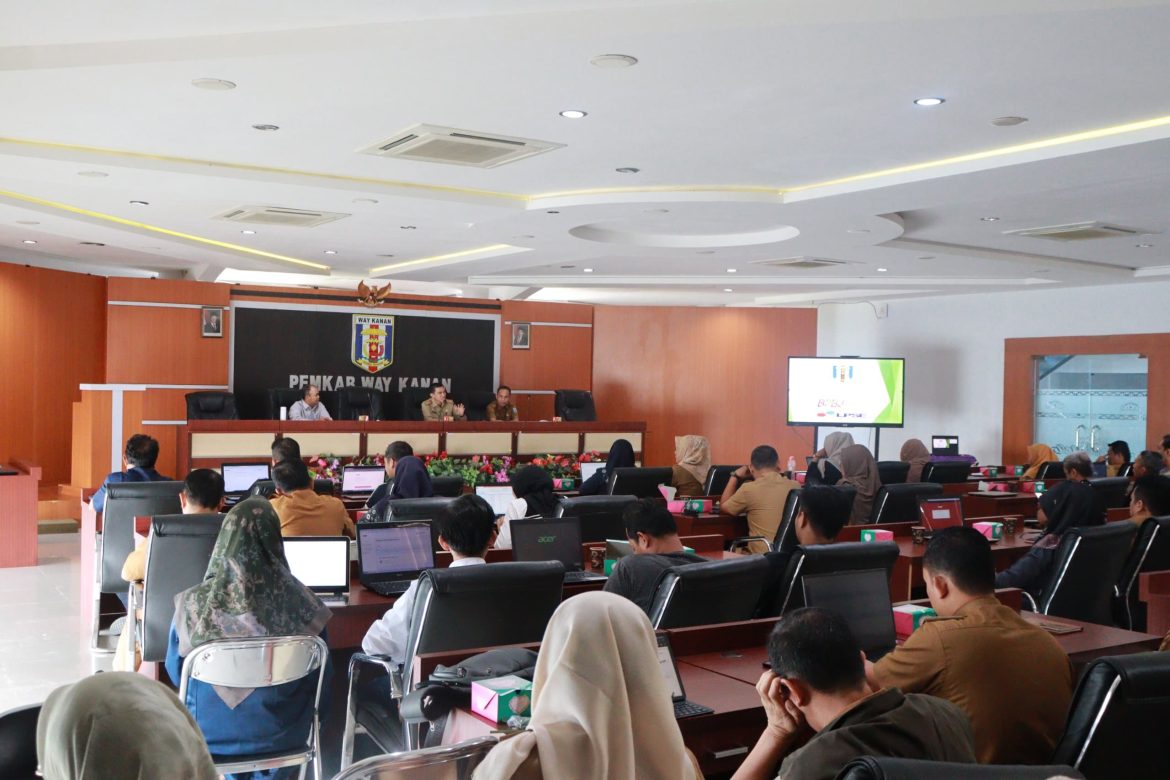 Pj Sekda Way Kanan Resmi Membuka Sosialisasi Katalog Elektronik Versi 6.0