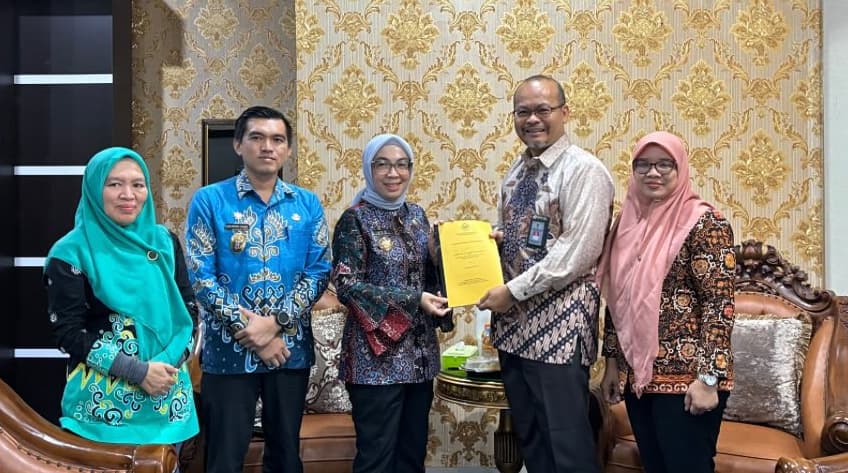 Plt Buapati Way Kanan Terima Perwakilan BPK Provinsi lampung