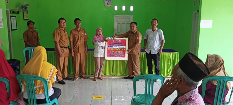 Kakam Aji Murni Jaya Salurkan BLD DD Tahap Pertama Kepada 80 KPM