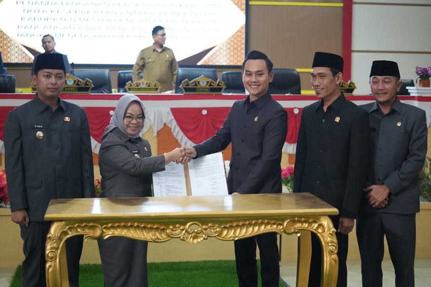 DPRD Mesuji Gelar Rapat Paripurna Persetujuan Bersama Nota Kesepakatan Rancangan Awal RPJMD Tahun 2025-2029