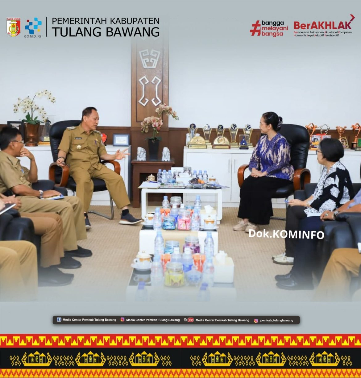 Bupati Tulang Bawang Terima Audiensi Universitas Indonesia Mandiri, Bahas Peluang Kolaborasi Pendidikan dan Pembangunan Daerah*