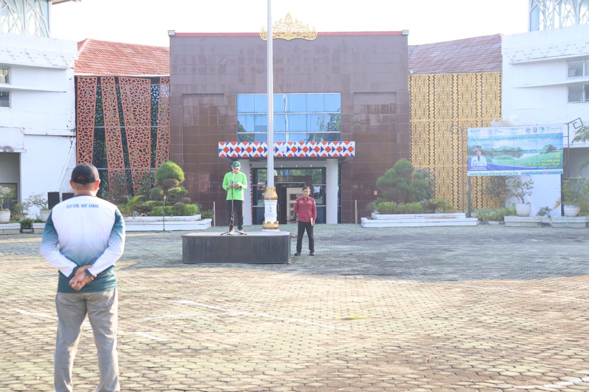 Pemerintah Kabupaten Way Kanan menggelar Apel Peringatan Hari Lingkungan Hidup Sedunia Tahun 2025 Tingkat Kabupaten Way Kanan,