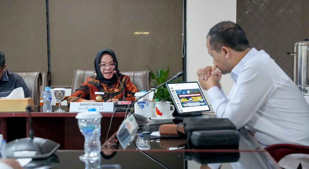 Bupati Mesuji Hj. Elfianah Audiensi dengan Menteri Transmigrasi: Bahas Pengembangan Kawasan dan Ekonomi Daerah