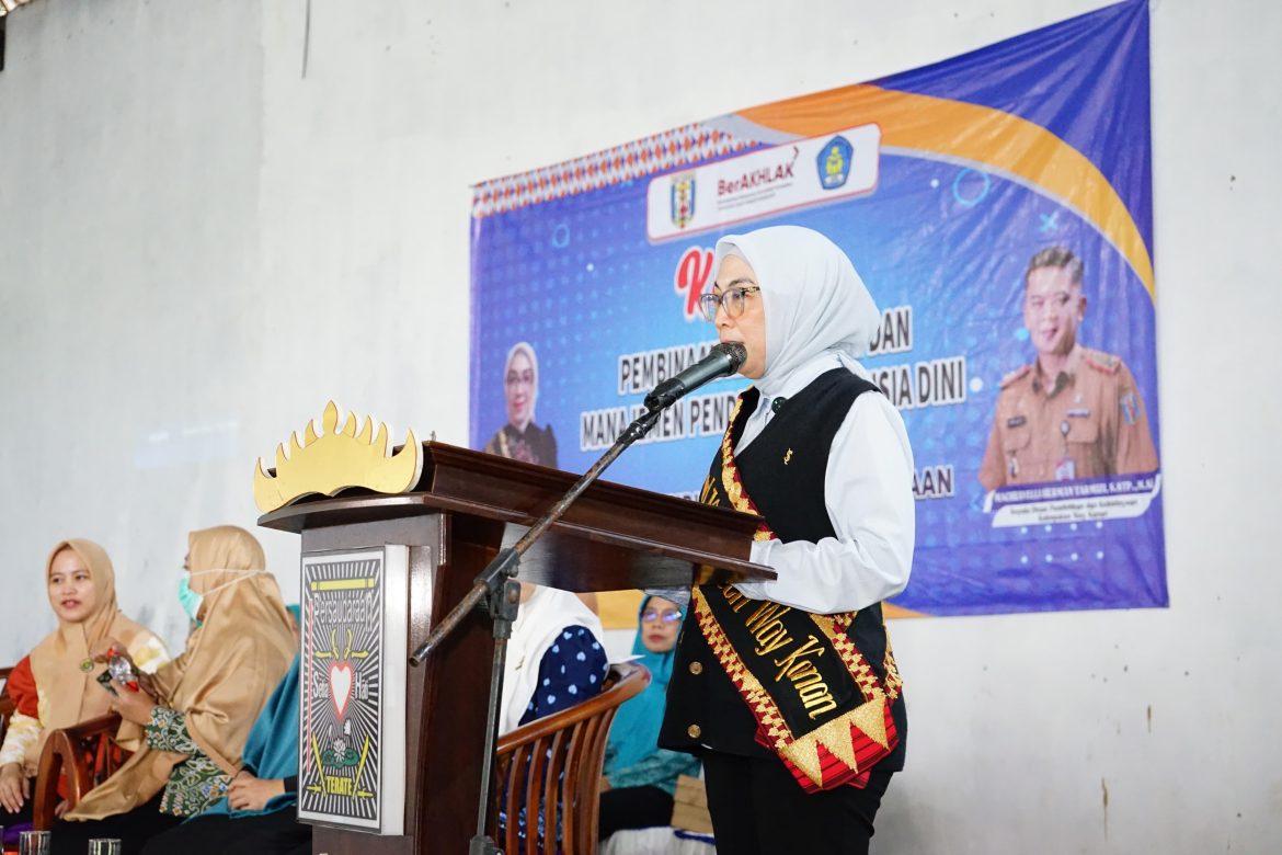 Bunda Ayu Asalasiyah, S.Ked Menghadiri dan Membuka Kegiatan Pembinaan Kelembagaan dan Manajemen PAUD Tahun 2025