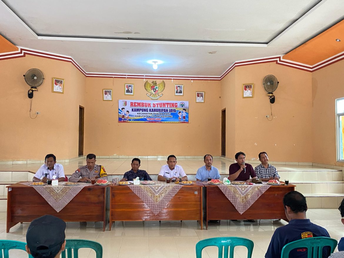 Kampung Kahuripan Jaya laksanakan Rembuk Stunting